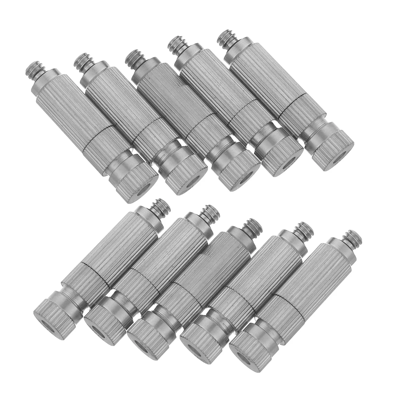 10 Pcs Brass Sprinkler Mister Nozzle Backyard Misting Spray Head Fogging Anti-drip