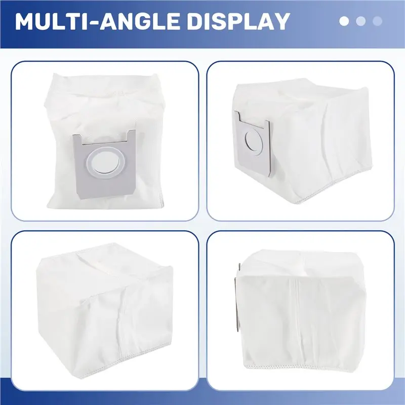 12 Pcs For Roidmi EVE Plus Robot Vacuum Cleaner Parts Dust Bag Garbage Storage Bag Replacement Accessories