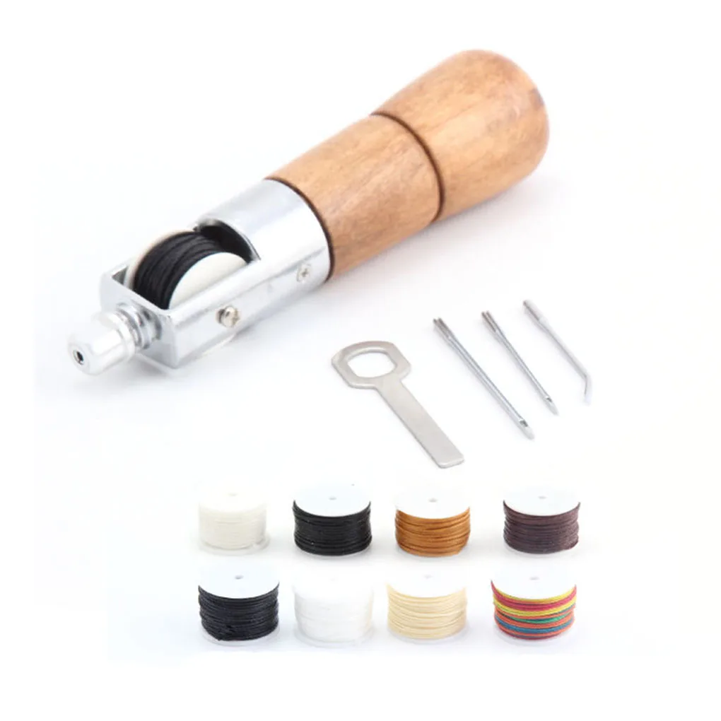 

Набор для ручного шитья из кожи: шило и инструменты для шитья ткани, для домашнего использования