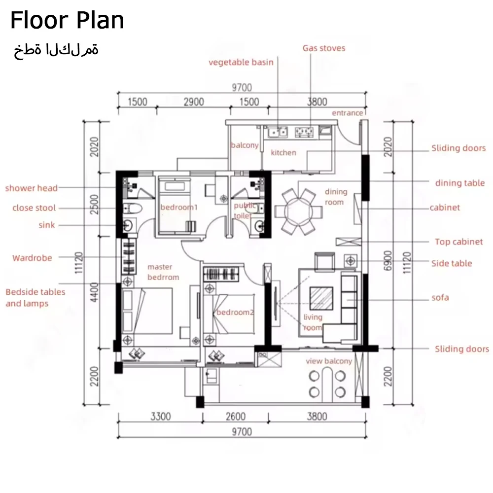 บริการออกแบบตกแต่งภายในบ้านพักตากอากาศสุดหรูหราสไตล์เซี่ยงไฮ้ บริการออกแบบบ้าน วิลล่า อพาร์ทเมนท์ บ้านพักอาศัย แบบจำลอง 3 มิติ แบบแปลนพื้น CAD