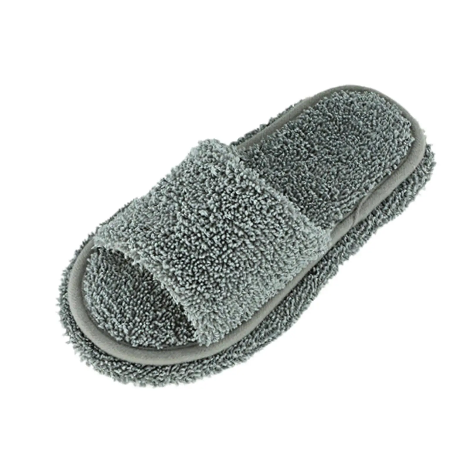 Soft Twisted Fabric Mop Slippers Comfortable Mopping Shoes Silent Sole Floor Cleaner for Kitchen