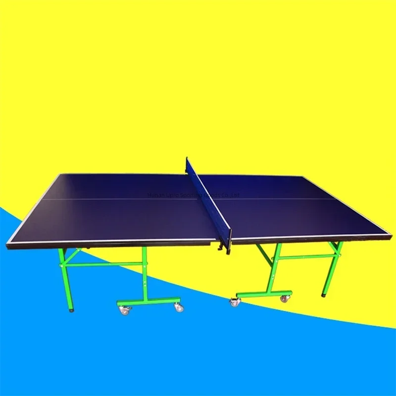 2026 Hot Selling Customizable Standard Home Entertainment Foldable Table Tennis Table with Wheels Wholesale Product