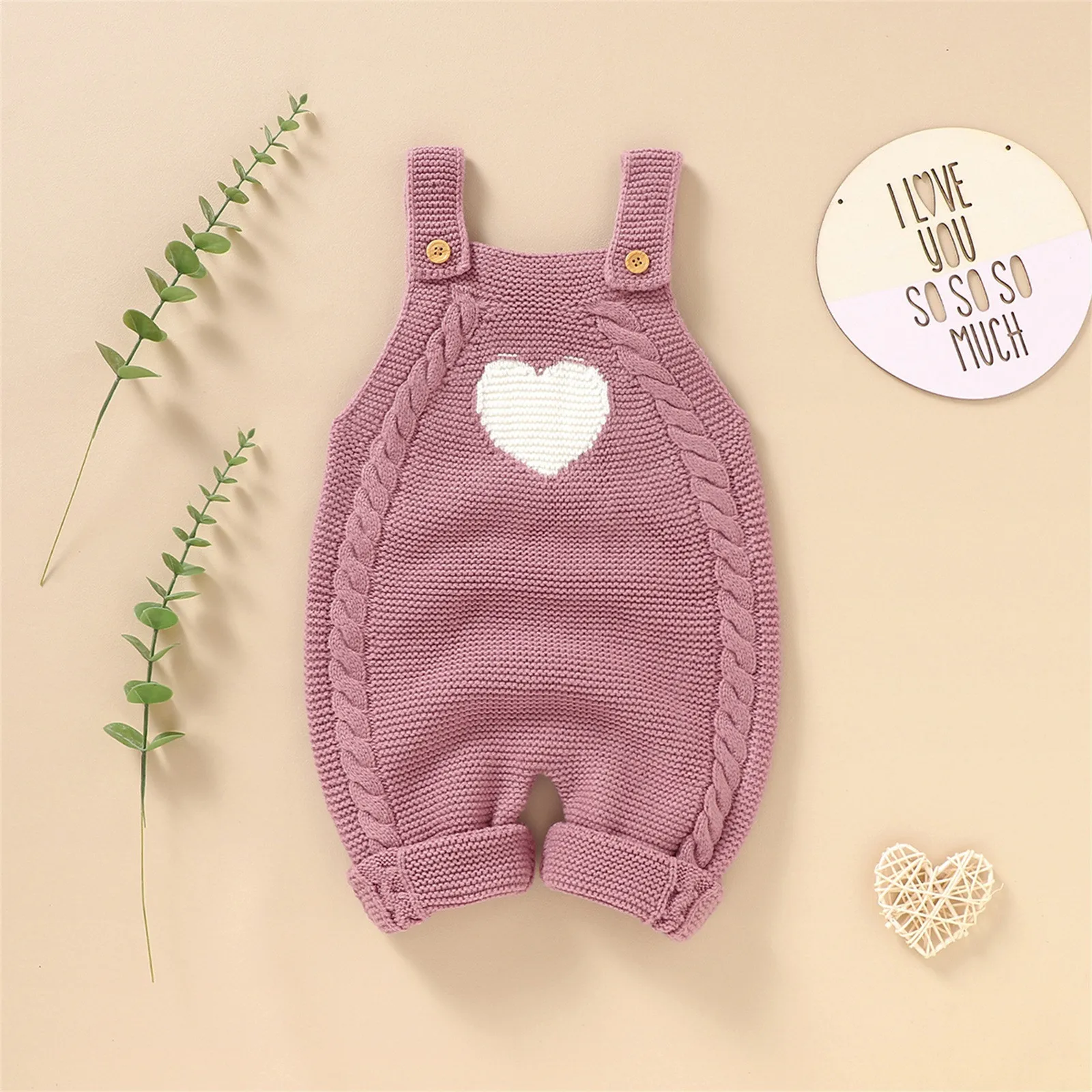 Baby Rompers Newborn Sleeveless Knitted Strap Jumpsuits Playsuits One Piece Infant Kids Boy Girl Overalls Children Clothes 0-18M