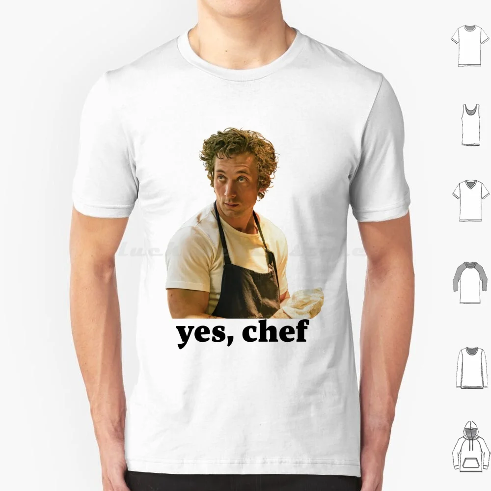 Yes Chef Carmy Berzatto The Bear T Shirt 6xl Cotton Cool Tee The Bear Tv Show The Bear Jeremy Allen White Yes Chef The Bear Tv