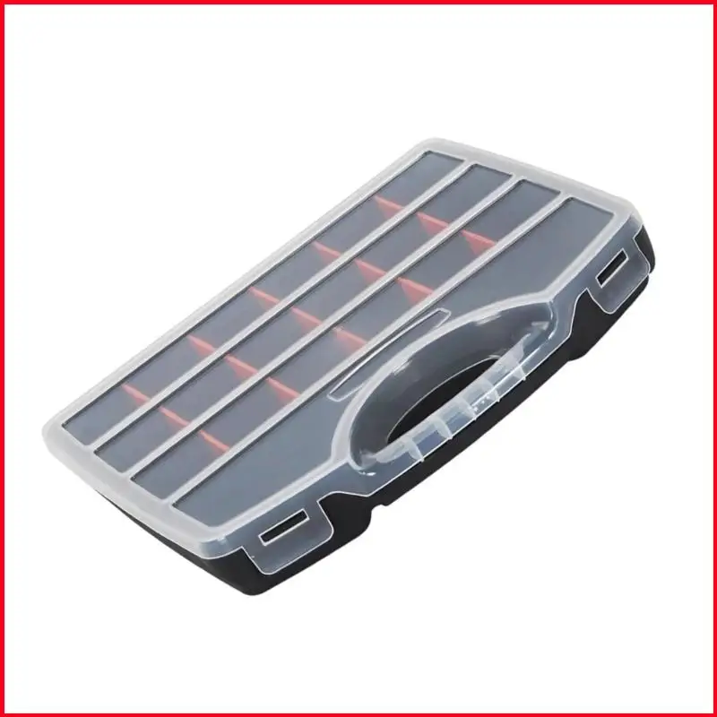 K92A Tool Storage Box with Removable Plastic Dividers for Screw Small Part