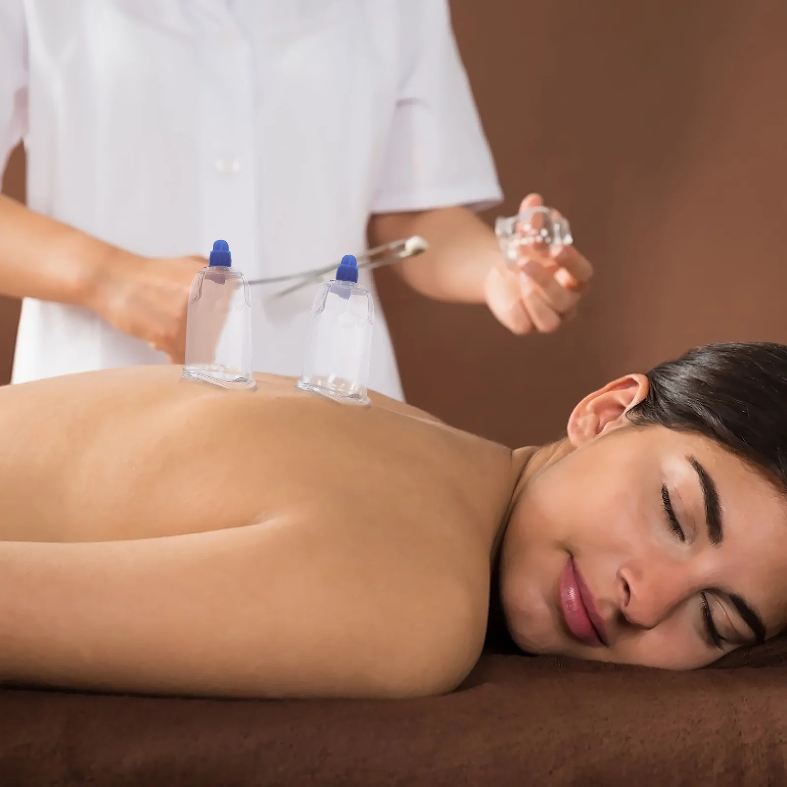 

2 шт. устройство для банок, небольшой портативный терапевтический инструмент, массаж тела, облегчение боли, здоровый подарок, баночная терапия, массажная чашка