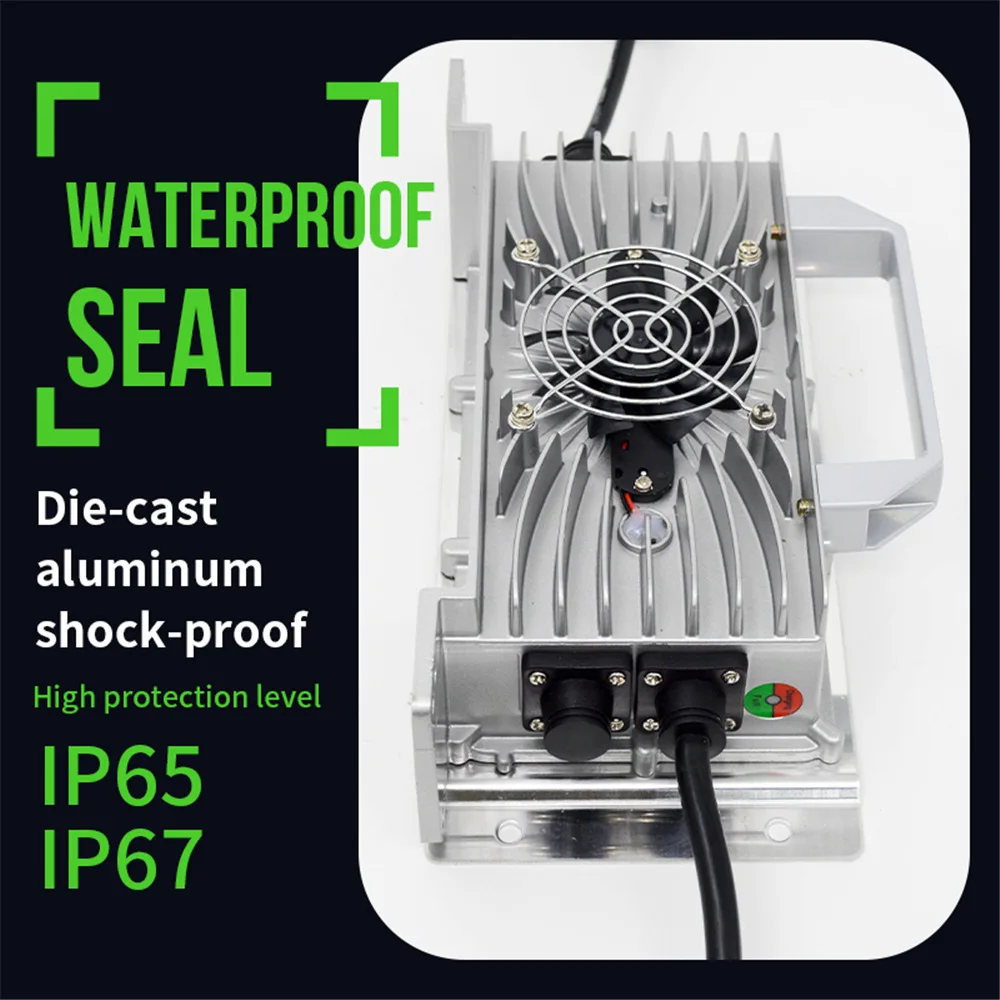

IP67 waterproof charge 48V 30A 54.6V 25A 58.4V 35A 58.8v 50.4V Smart Charger for lithium ion battery lifepo4 li ion polymer