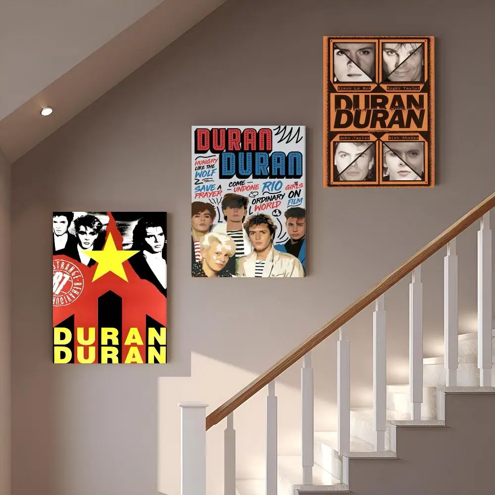 Pop Band D-Duran Duran Album Cover Framed Wall Painting Modern Framed Canvas Wall Art Print Home Decoration Poster Living Room