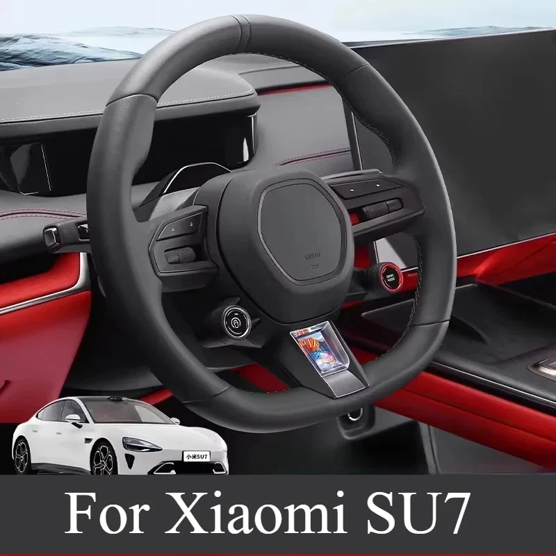 

Для Xiaomi SU7 автоматический руль декоративная панель рамка с блестками нашивка автоматические аксессуары для модификации интерьера