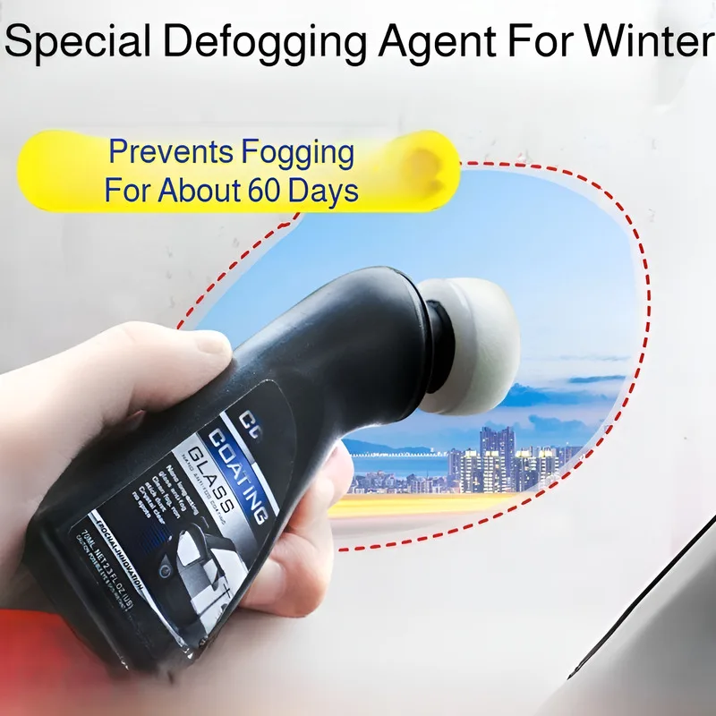 Anti Fog Coating Glass Oil Film Remover Efficient Windshield Cleaner Car Care Glass Defogger For Home Windows Bathroom Mirrors