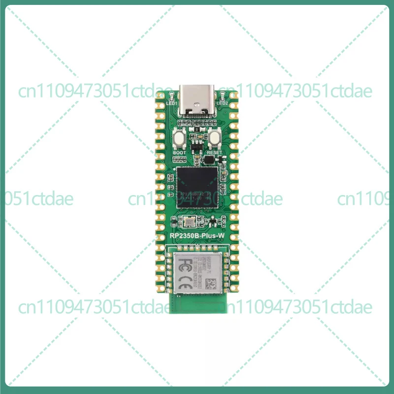 1-5pcs For Raspberry Pi RP2350B Pico Development Board Dual Core WiFi Bluetooth By Waveshare