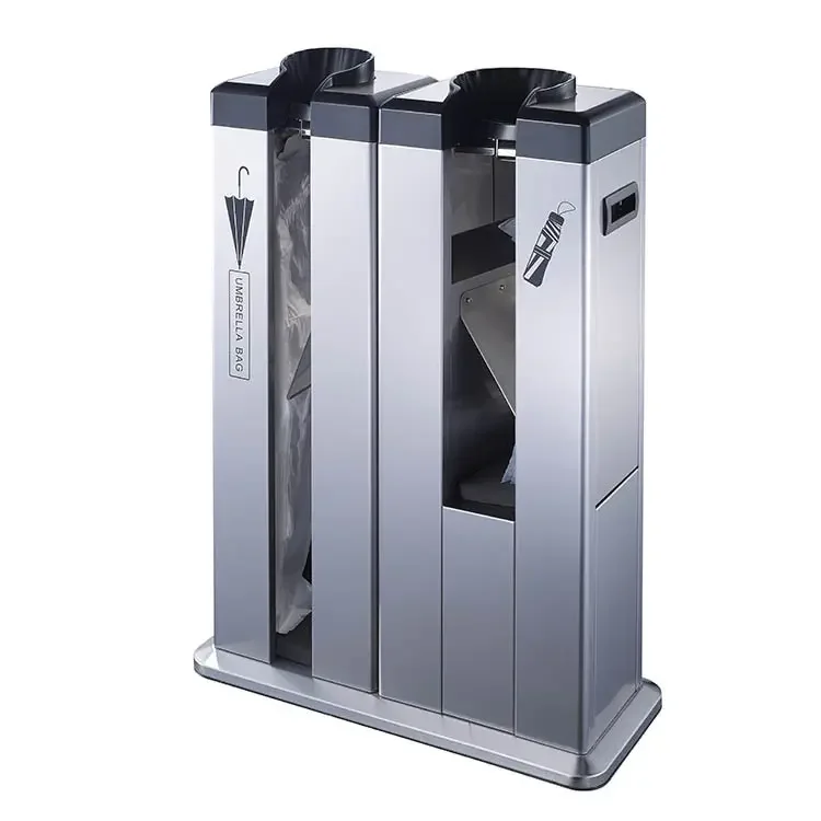 Automatic Stainless Steel Wet Equipment Umbrella Wrapping Machine with Recyclable PE Bags