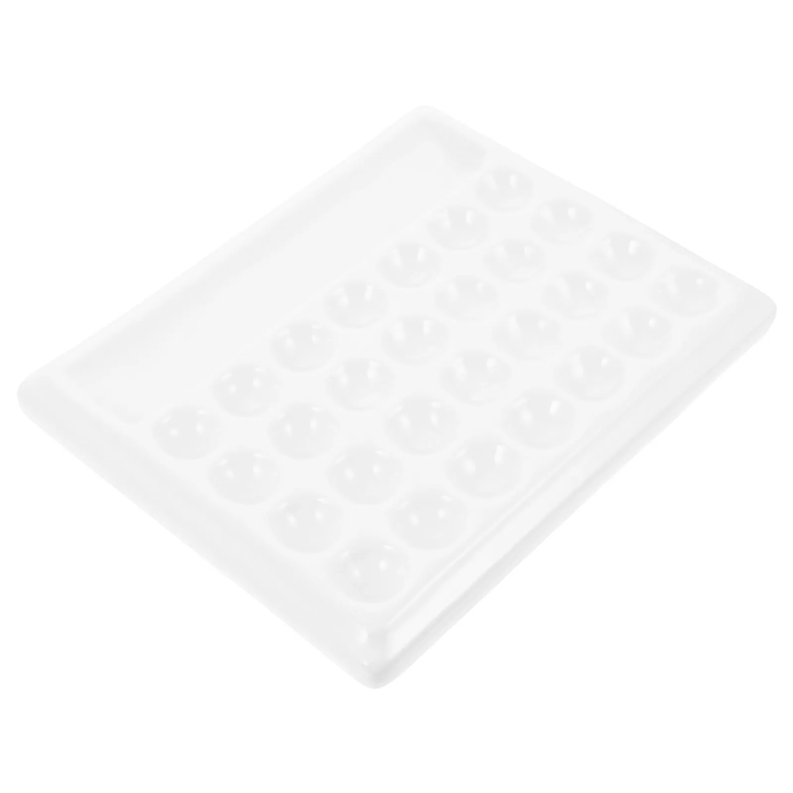 Ceramic Watercolor Palette for Artists – Smooth Surface, Easy Clean, Vibrant Color Retention, Portable Sketching