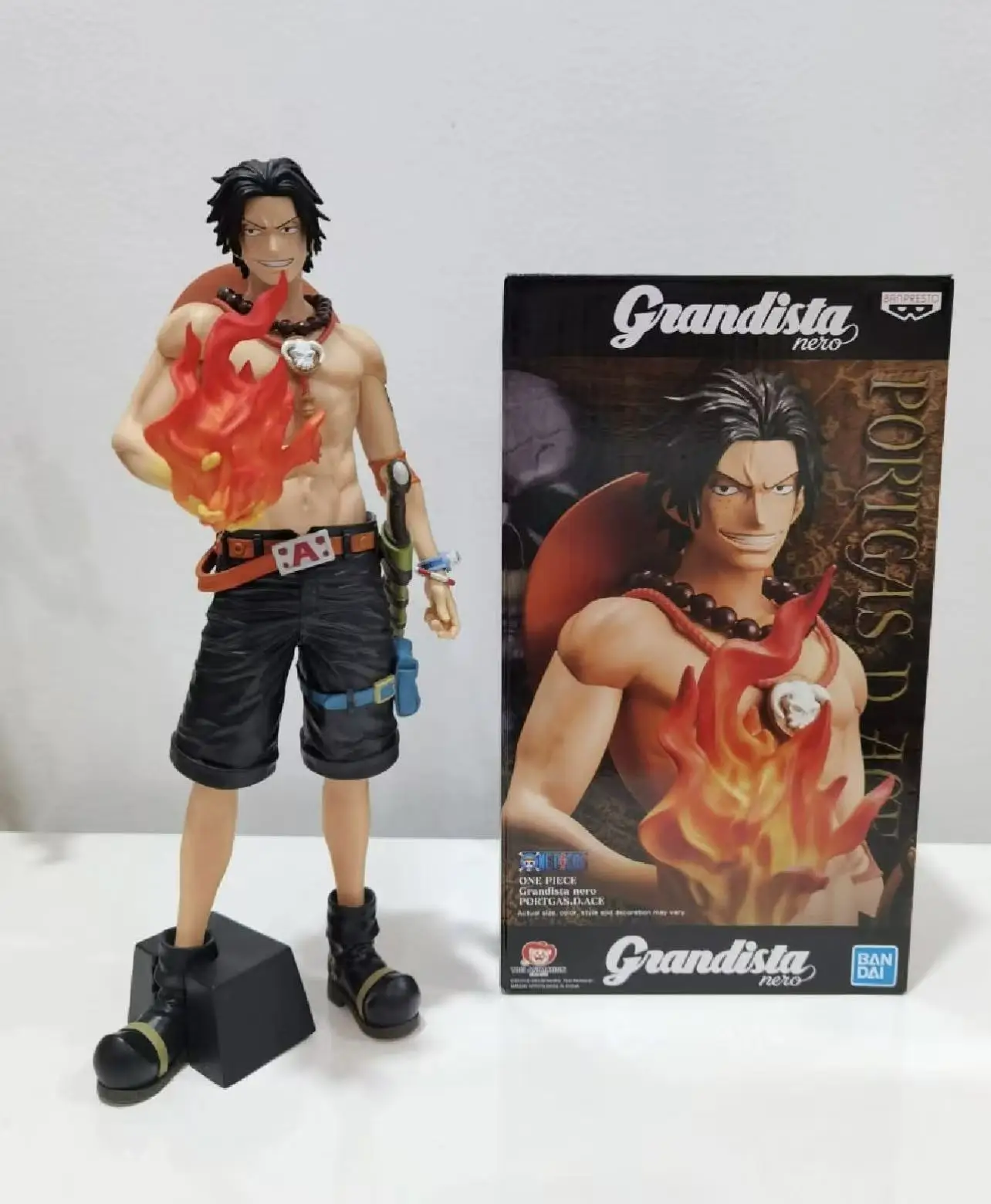 

В наличии: Оригинальная фигурка Bandai Banpresto One Piece Grandista NERO Portgas D. Ace, модель персонажа аниме, игрушка