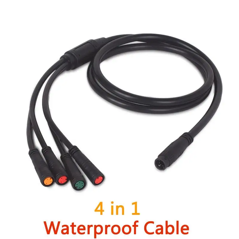 Waterproof Cable For Electric Bike Julet 1 To 4 Main Cable Electric Bicycle Accessories