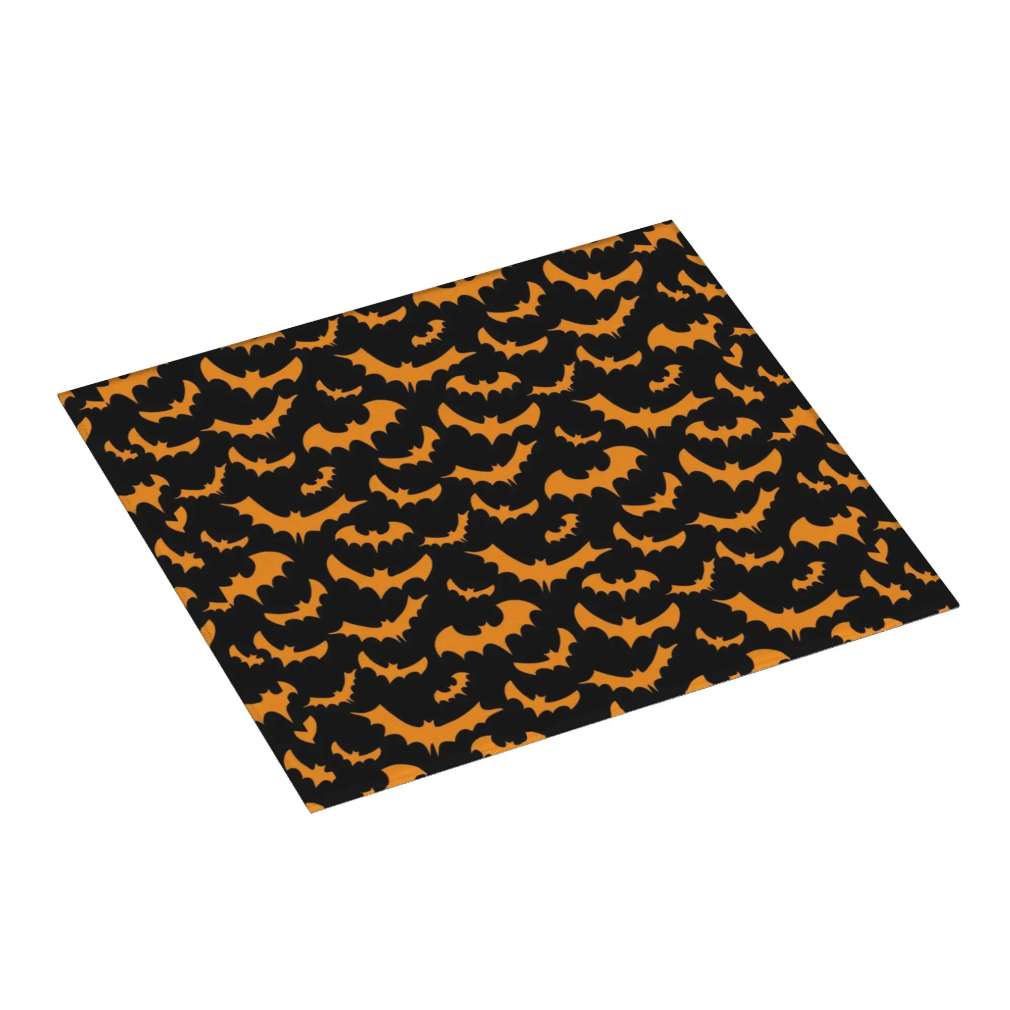 Drying Mat For Kitchen Spooky Bat Bats Halloween Goth Occult Witch Barware Tableware Oil Proof Washable Kitchen Sink Drying Pad