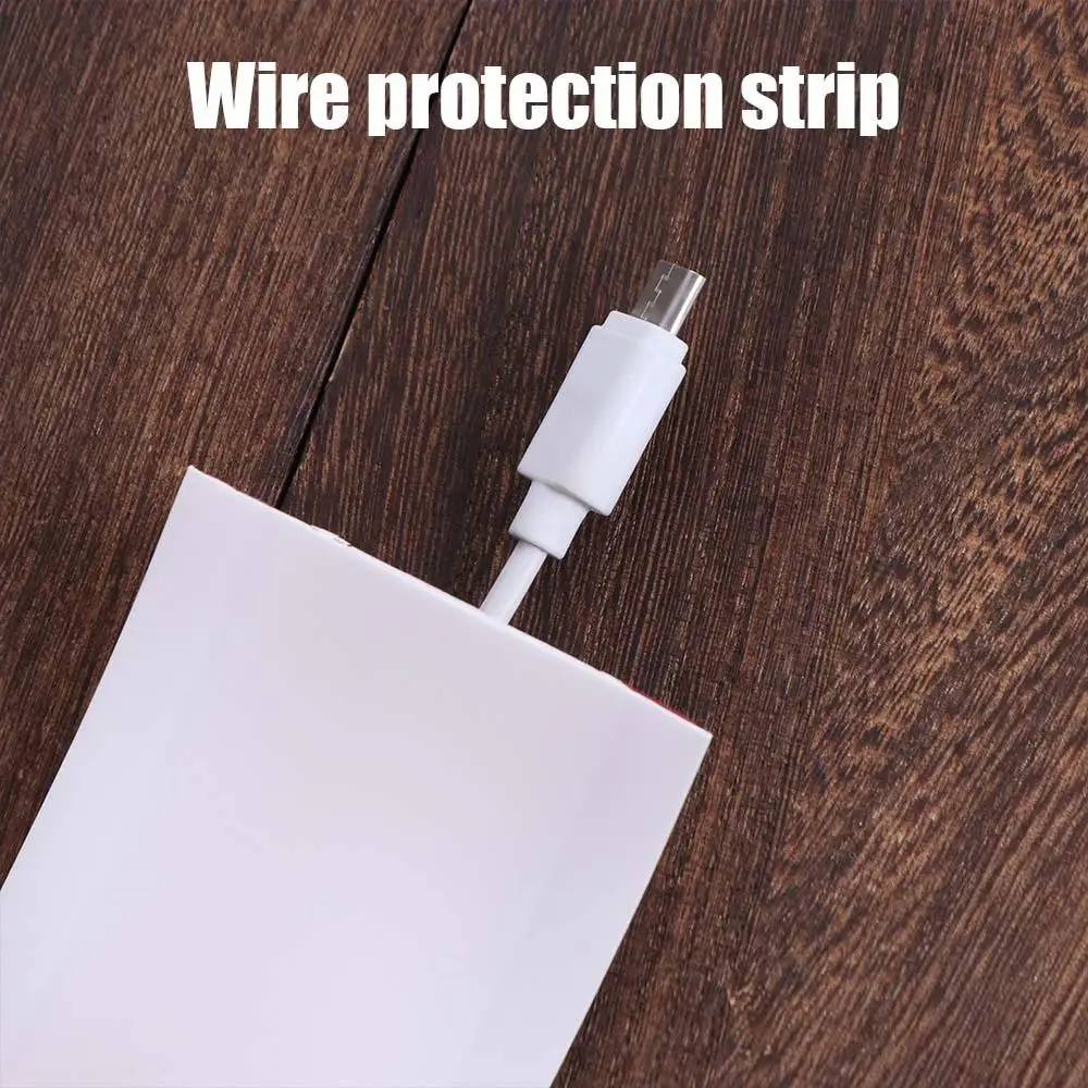 

Wire Organizer Self-Adhesive Electric Wire Slot PVC Soft Wire Covers Anti Extrusion Floor Cord Cover Wall