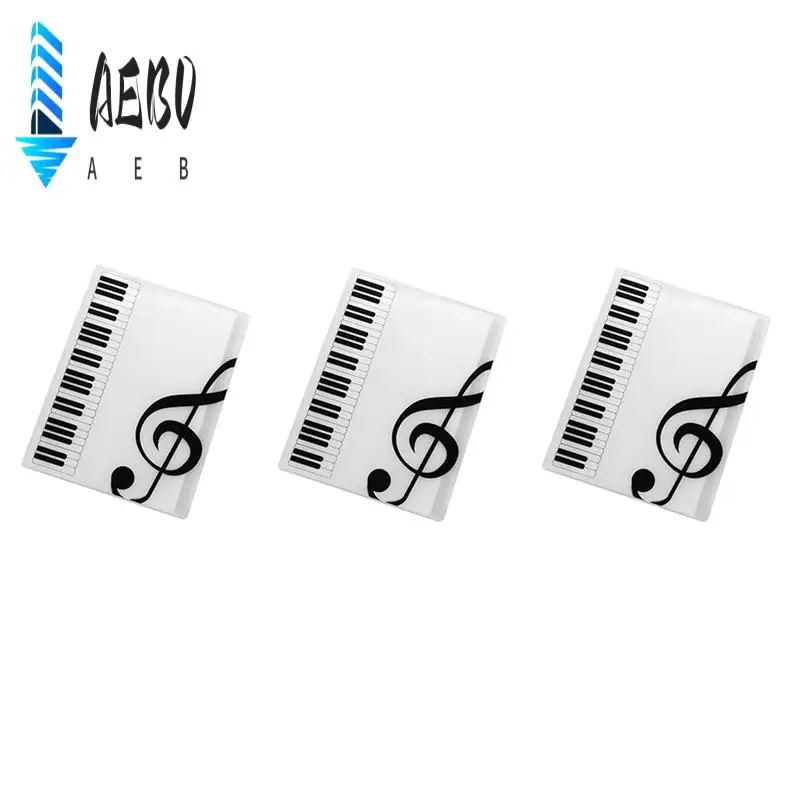 

AEB0-3 шт. папка для нот, папка для персонала, папка для нот для фортепиано, подходит для размера A4, записываемая и съемная папка для хора