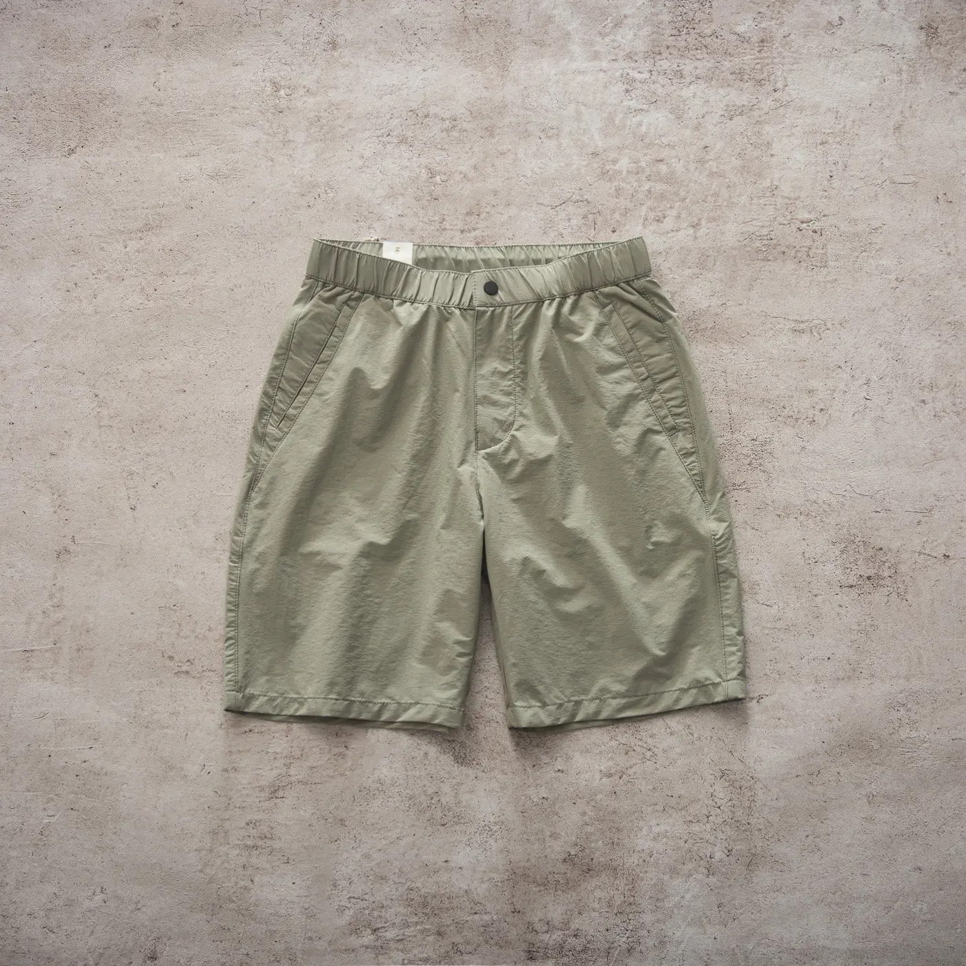 2026 Summer New American Retro Lightweight Quick-drying Elastic Waist Drawstring Shorts Men's Fashion Loose Casual 5-point Pants