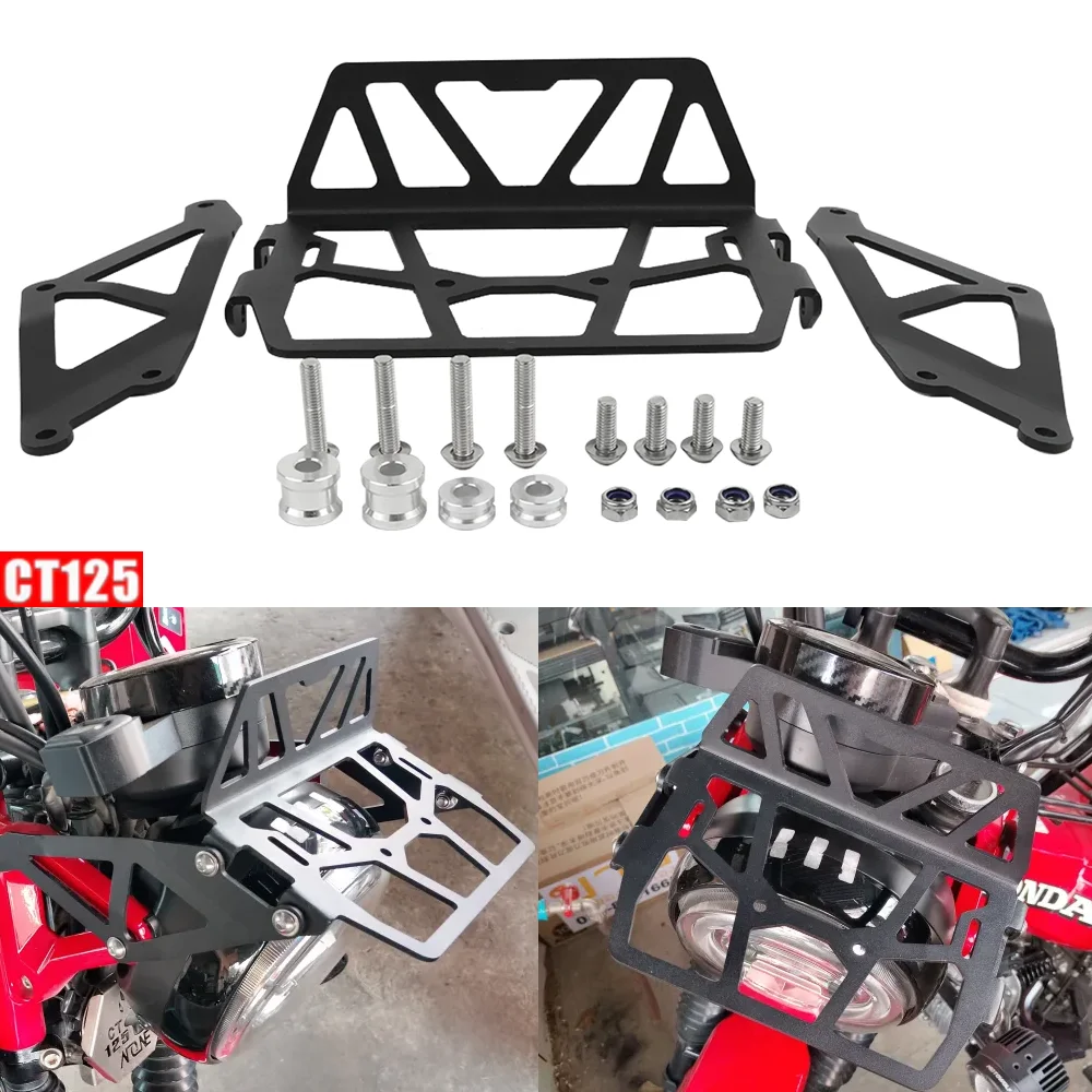 

For Honda CT125 Trail 125 Hunter Cub 2020-2024 Motorcycle Front Luggage Rack Holder Bracket Carrier Storage Support Shelf