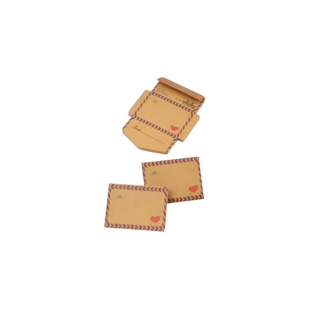 Image 5: Bloc-notes créatif en papier kraft pour l'école et le bureau, bloc-notes mémo, enveloppe