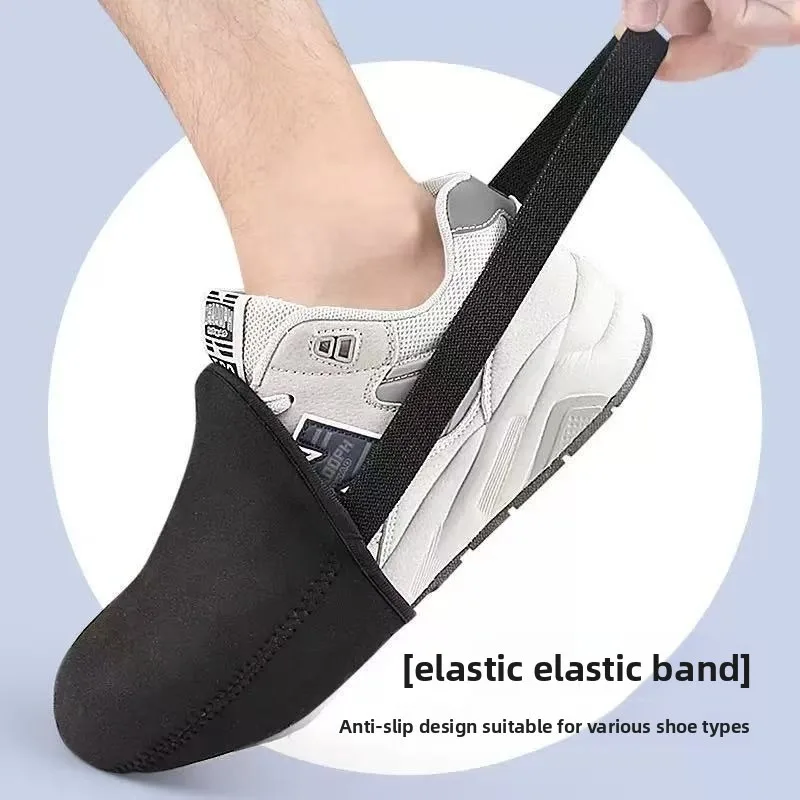 Motorcycle Gear Shift Pad Motorbike Shifter Shoe Cover Boots Protector Anti-Slip Neoprene Riding Guards Scuff Protection Sleeves 4