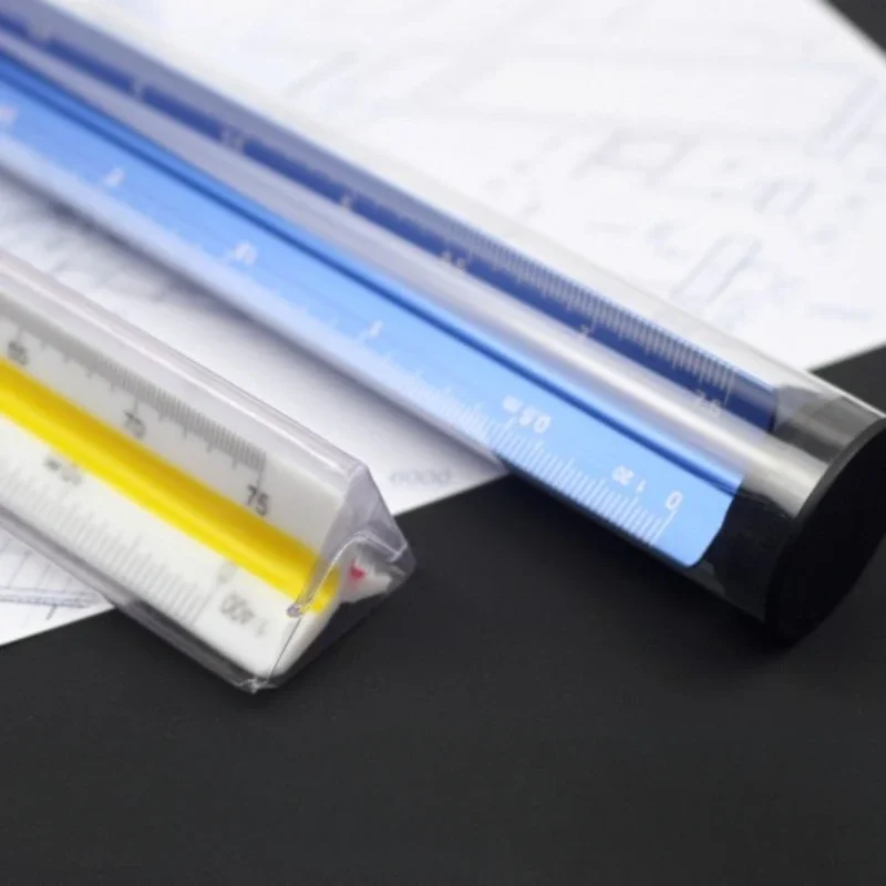 Линейка алюминиевая треугольная, 15/30 см