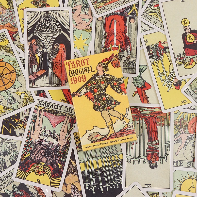 Juegos de mesa baraja de Tarot Rider Waite, cartas de Tarot originales, 1909, 1909 Rider Waite Smith, juego de mesa