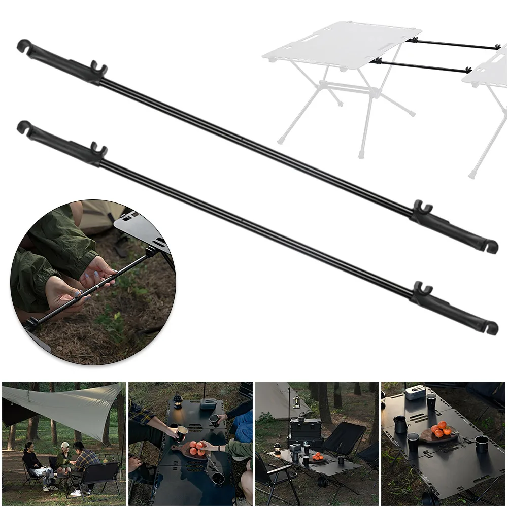 2Pcs Picnic Table Connector Lightweight Table Joint Connector Portable Folding Table Connection Rod for Helinox Tactical Table