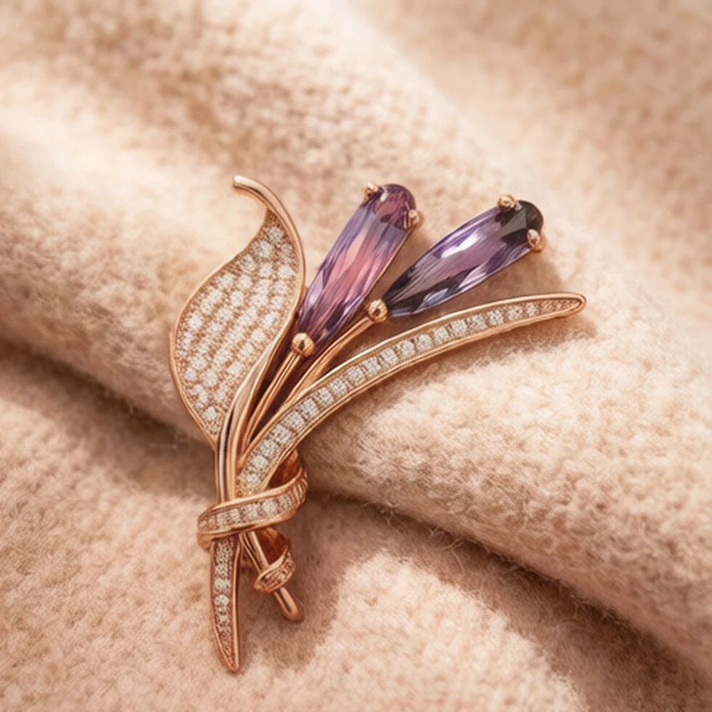 Trend 26 Commuting French-Style Silk Lapel Pin, Women's Suit Pin, Shoe Surface Metal Badge, Anti-Exposure Brooch, Unique, Versatile, Date Accessory, Lapel Decoration, Brooch, Personalized, Decorative Pin, Pin, High-End, Niche, Minimalist, Shoe Surface Badge, Suit Lapel Pin