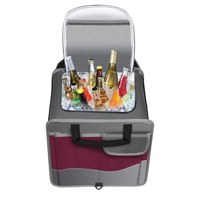 

Багажник автомобиля, сумка-держатель для продуктов, Вместительный грузовой контейнер, складной контейнер для продуктов, водонепроницаемый органайзер для транспортного средства