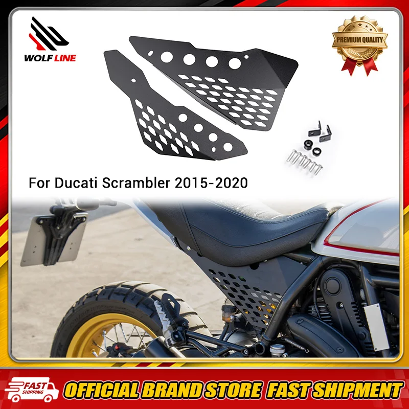 Für Ducati Scrambler Seite Panel Mid Frame Platte Protector Vollgas Sechzig Wüste Schlitten Enduro Motorrad Zubehör