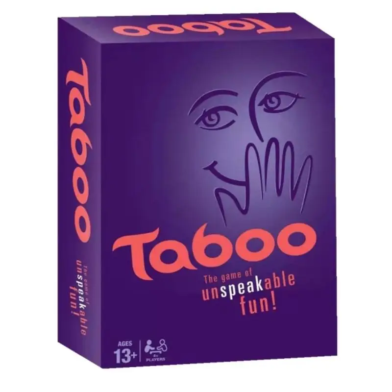 Classic Taboo Card Game Board Game Fun Finding Words Board Game Party Family Interactive Games for Adults