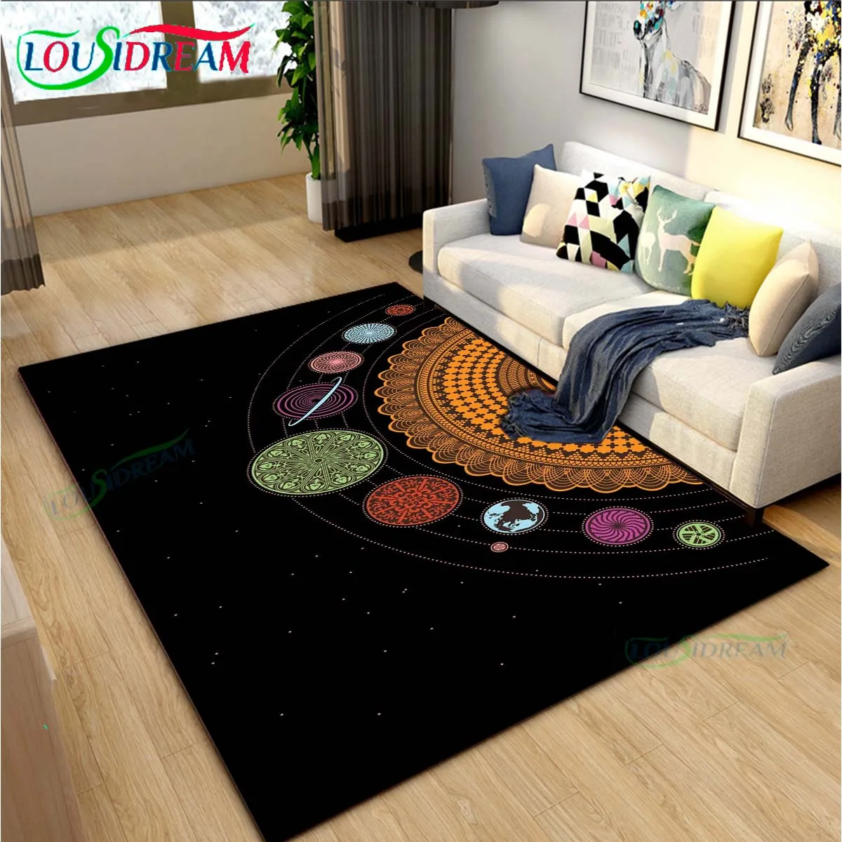 

Christmas Gift,Datura Rugs for Home Living Room，Mat Decoration Room Carpets Kid's Bedroom,Home HOTEL Decoration Rug Non-slip