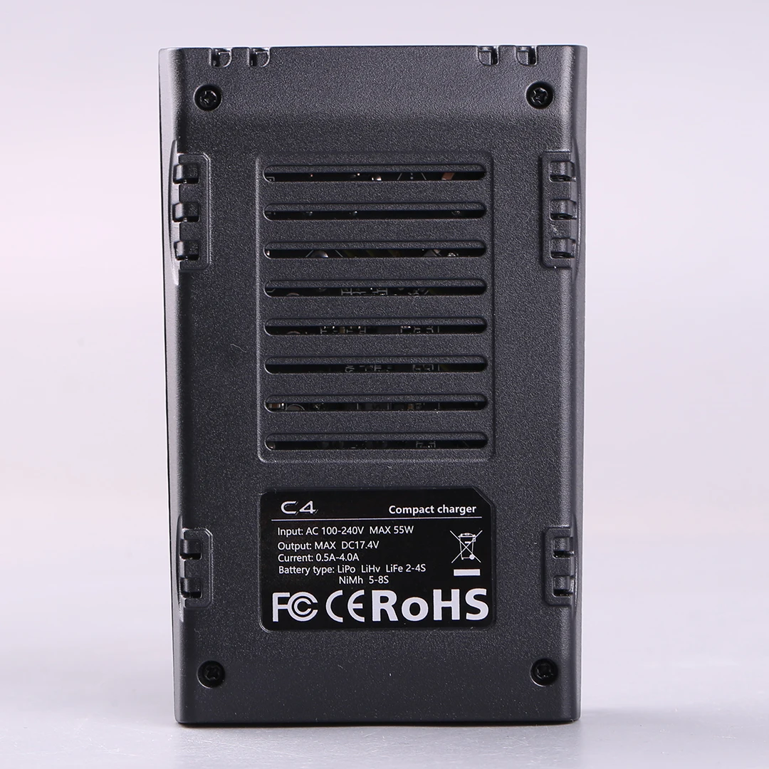 ToolkitRC C4 شاحن 50 واط 5A التيار المتناوب XT60 التوصيل شاحن ل RC FPV سباق حرة الطائرة بدون طيار يبو LIHV الحياة 2 ~ 4S NIMH NICD 5 ~ 8S بطاريات