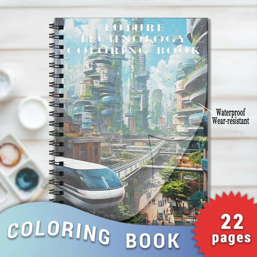 Cubist Faces Coloring Book - 8.3×11.2 Inches, 22 Pages. Great for Artistic Relaxation, Stress