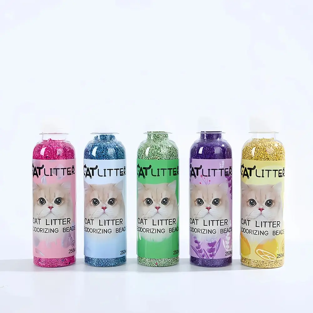 2025 Smell Comfortable Cat Litter Deodorizing Beads Aromatic Pure Natural Pet Odor Absorbs Deodorization Cat Odor Removal Beads
