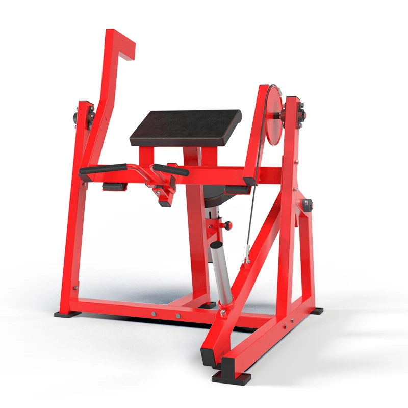 

Gym Use Plate Loaded Seated Biceps Curl Machine Arm Curls Machine Bicep Worktout Machine