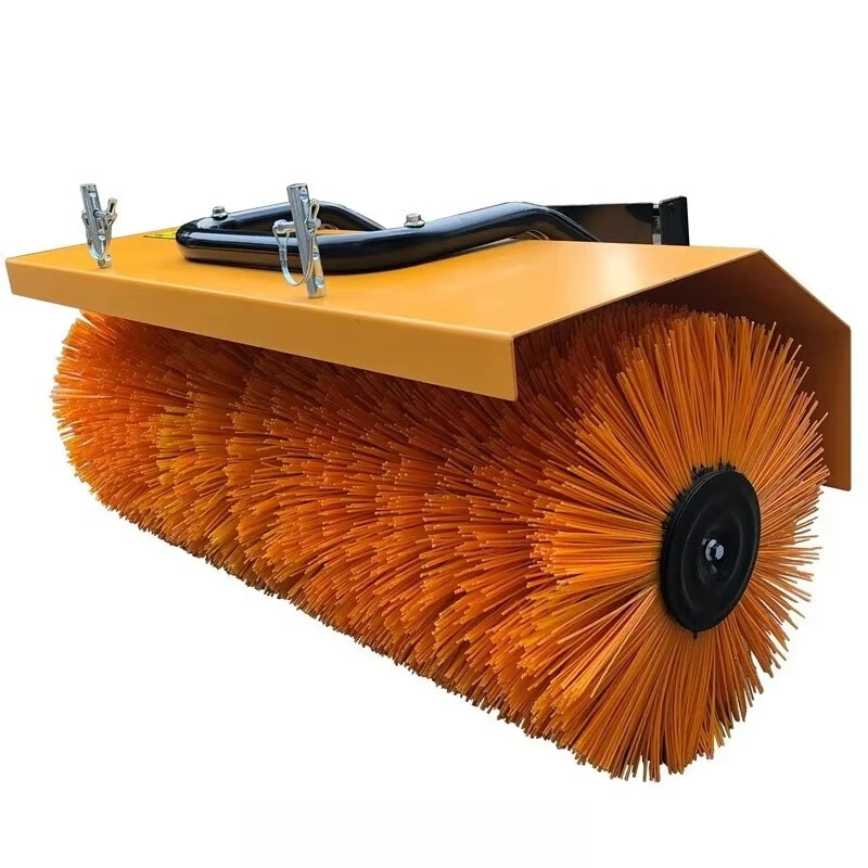 Small 1000mm Snowplow  Powered Hand Held Removal Equipment Walking Behind Plow Pusher