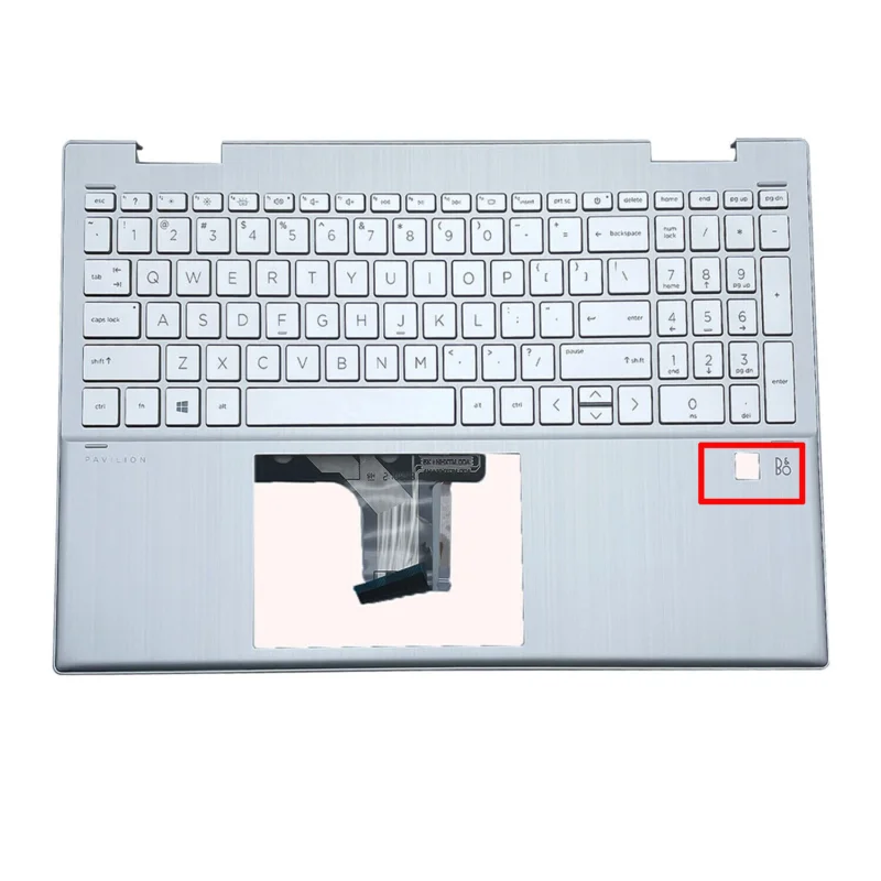 

Новинка для HP 15-ER 15-ER0051NR клавиатура с подсветкой и идентификацией по отпечатку пальца