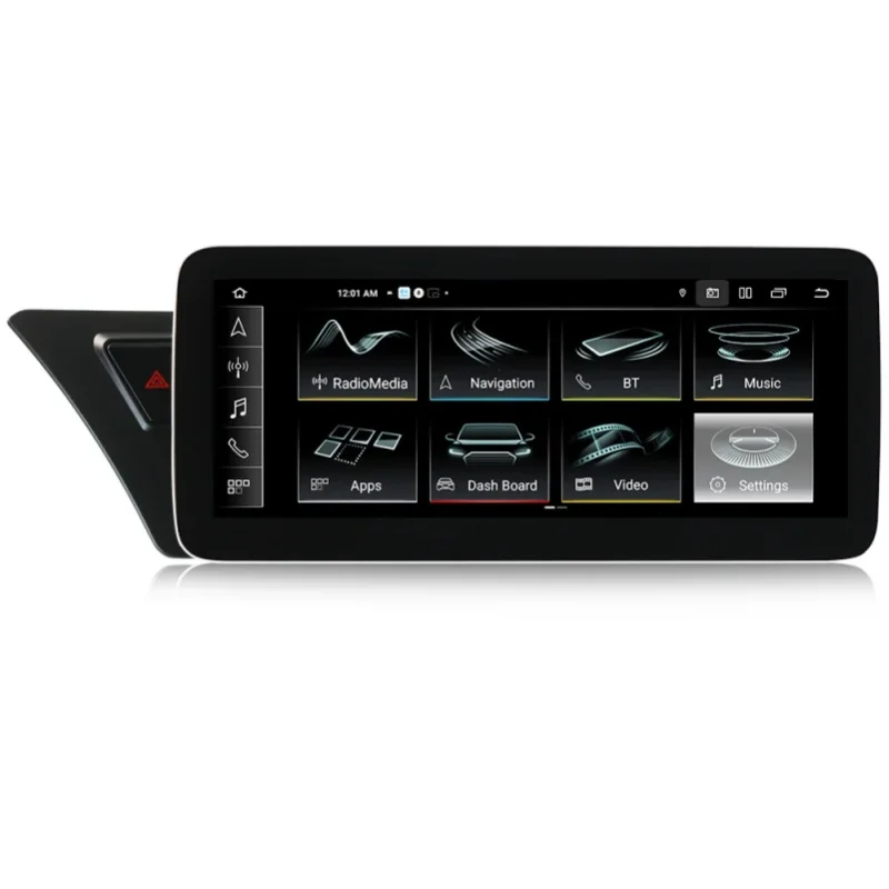 MEKEDE 10,25 Zoll Auto-Radio-Multimedia-Player für Audi A4 A4L A5 B8 2009-2016 Kabelloses CarPlay Android Auto Autoradio Stereo Navigation GPS Touchscreen Play Store Haupteinheit