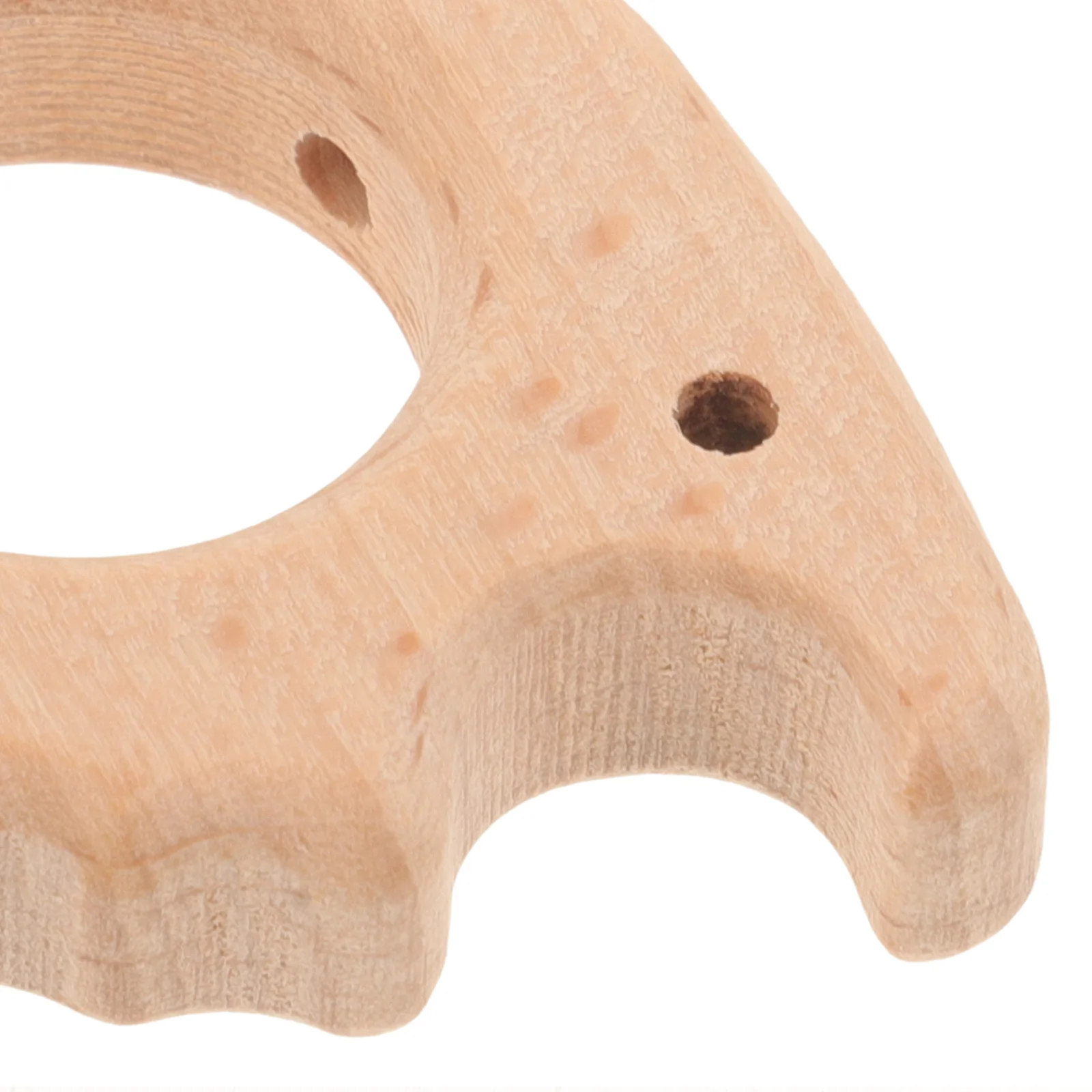 20 pièces en bois Animal bois anneau de dentition pour bébé saisir formation bois naturel anneaux de dentition formes mignonnes lisse sûr infantile en bois pour bébés