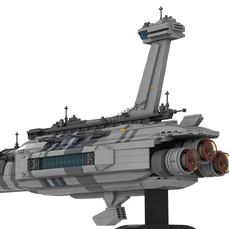 2097CS ستار بلان فيلم بروفيدانس-فئة غير مرئية اليد Dreadnought الفضاء مقاتلة نموذج الأفكار الإبداعية لعب اطفال تجميع لغز