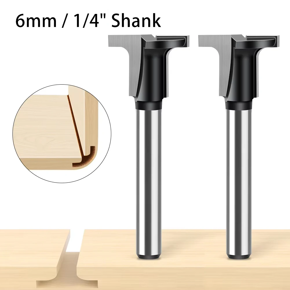 Arc Bend Two‑in‑One Grooving Router Bit 6mm 1/4