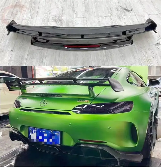 

Real Carbon Fiber Car Rear Wing Trunk Lip Spoiler For Mercedes-Benz AMG GT GTS GTC GTR 2015-2024