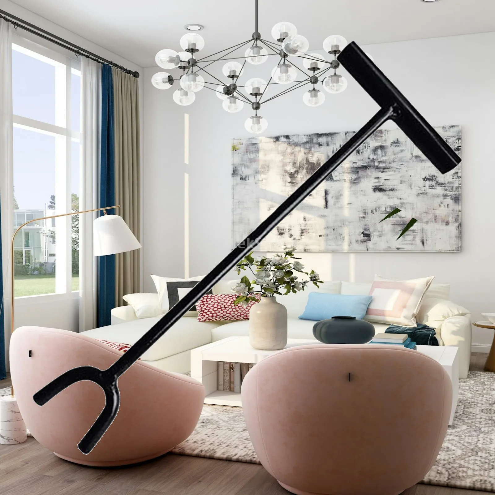 Portable U Shape Water Valve Wrench Main Closing Key Pipe Tools for Garden and Underground Valves