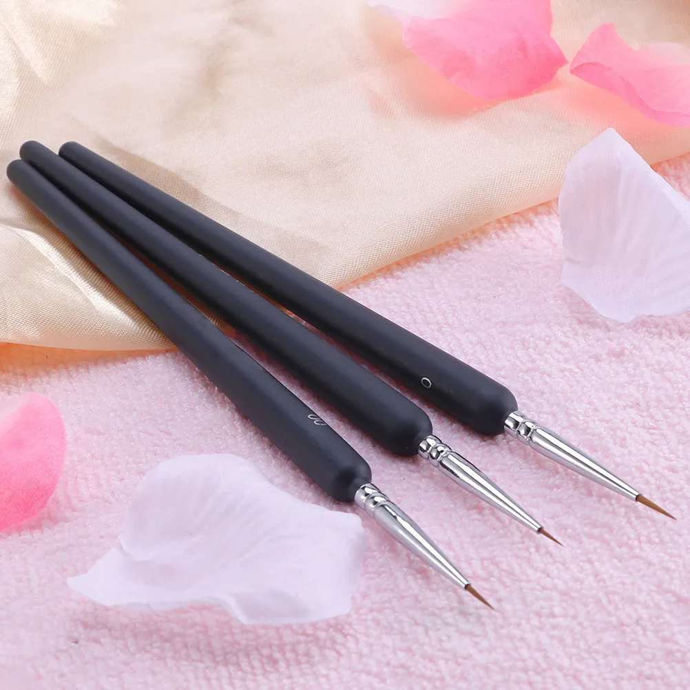 9Pcs Painting Brushes Plastic Handle Line Drawing Pen for Acrylic Watercolor Oil Paint Portable Paintbrush Painting Accessories