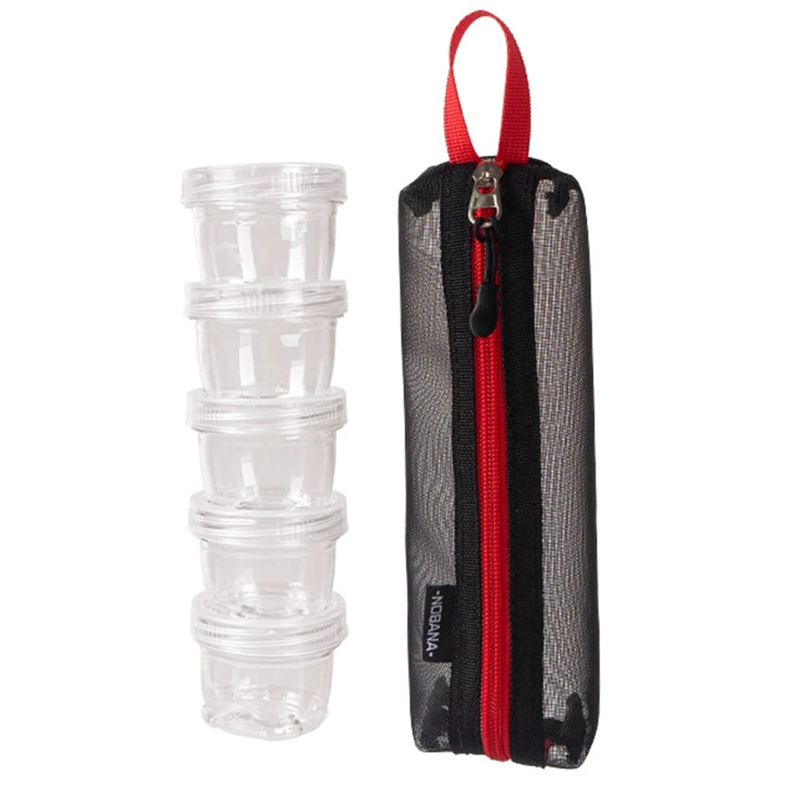 Portable Spice Containers Set 5pcs Airtight Seasoning Bottles for Camping BBQ Outdoor Cooking Travel Kitchen Essentials