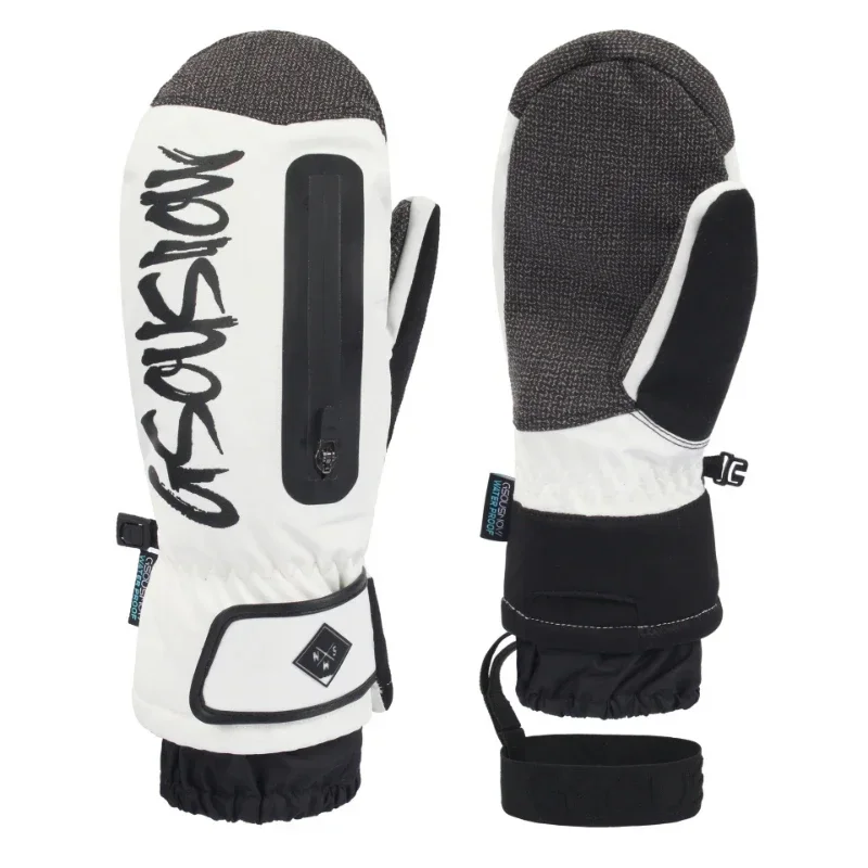 Outdoor Ski Gloves Built-in Wrist Guard Winter Snowboard Glove Men Women Waterproof Wear-resistant Camping Cycling Sport Mittens