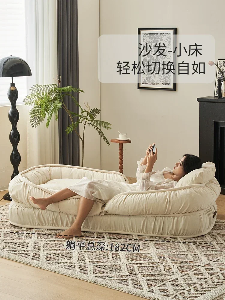 Lazy sofa human kennel can sleep and lie online celebrity leisure home bedroom tatami foldable single person sofa